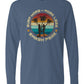Surf More Work Less Long Sleeve Unisex Tee - Swash Peak