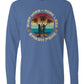 Surf More Work Less Long Sleeve Unisex Tee - Swash Peak