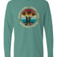 Surf More Work Less Long Sleeve Unisex Tee - Swash Peak