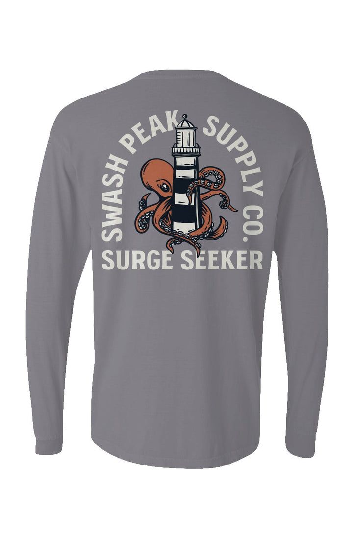 Surge Seeker Long Sleeve Unisex Tee - Swash Peak