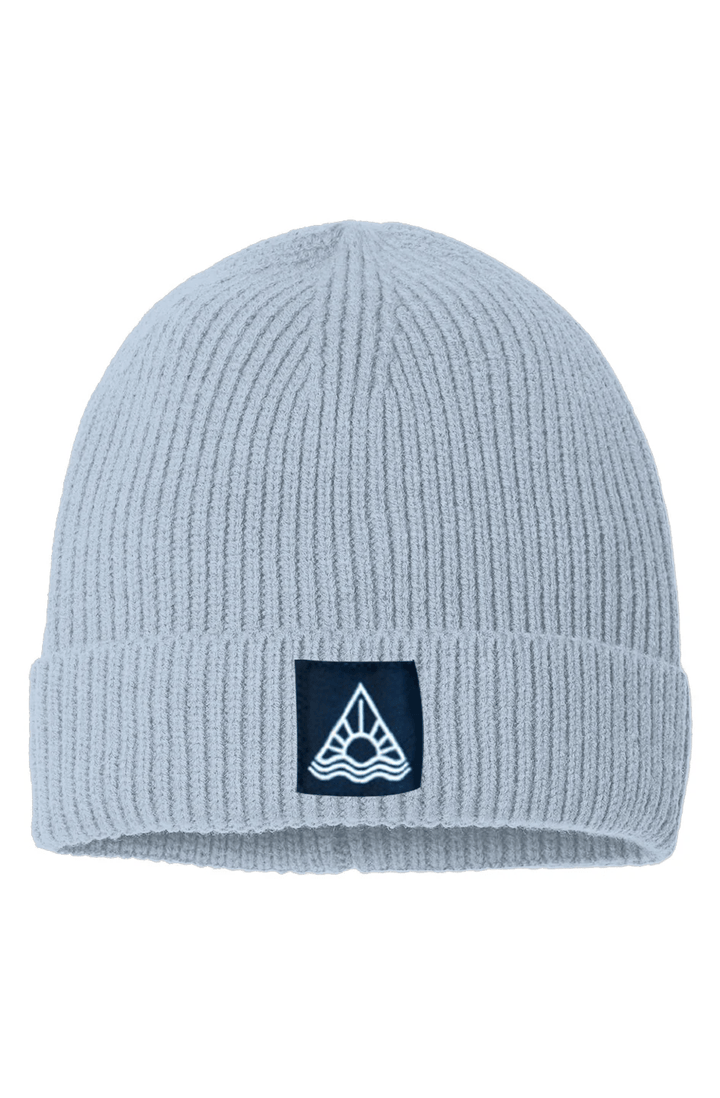 Sustainable Fine Rib Knit Beanie - Swash Peak