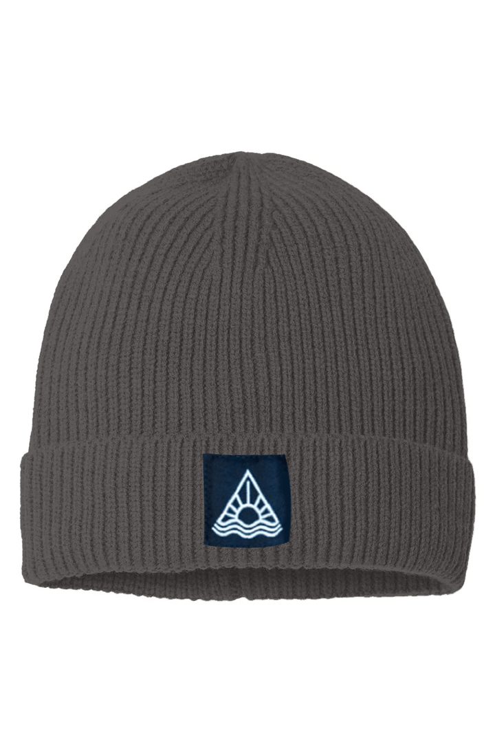 Sustainable Fine Rib Knit Beanie - Swash Peak