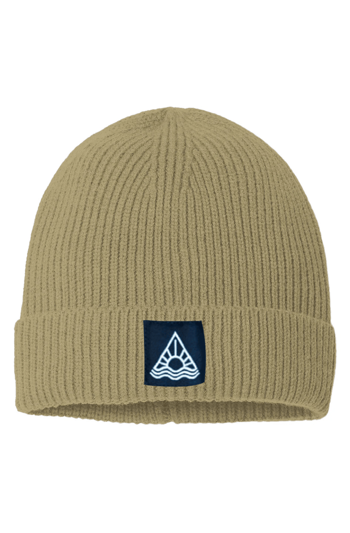 Sustainable Fine Rib Knit Beanie - Swash Peak
