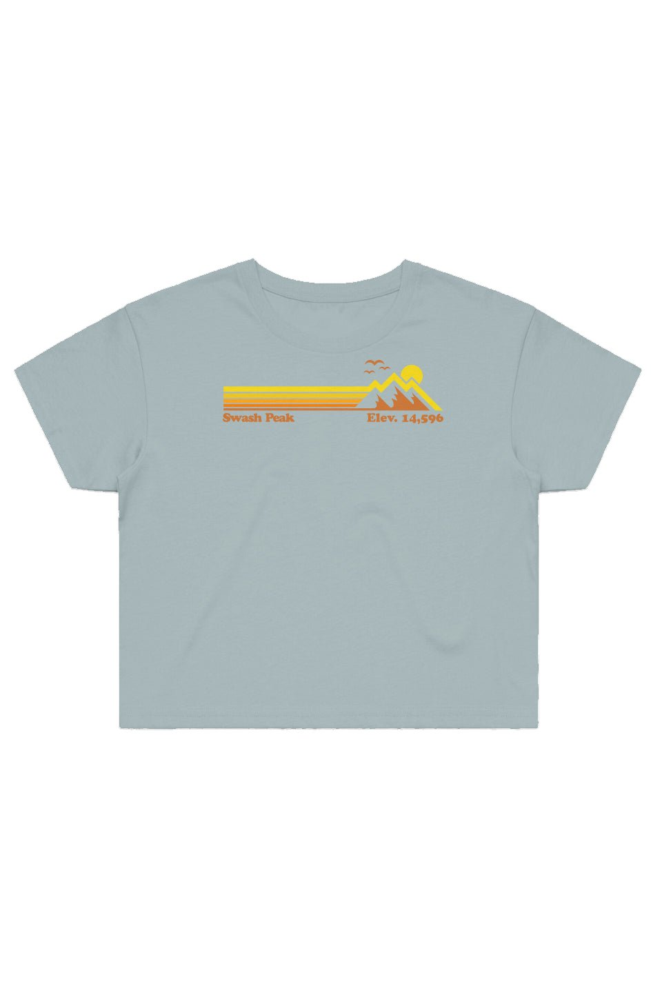 Swash Peak Elevation Cropped Tee - Swash Peak