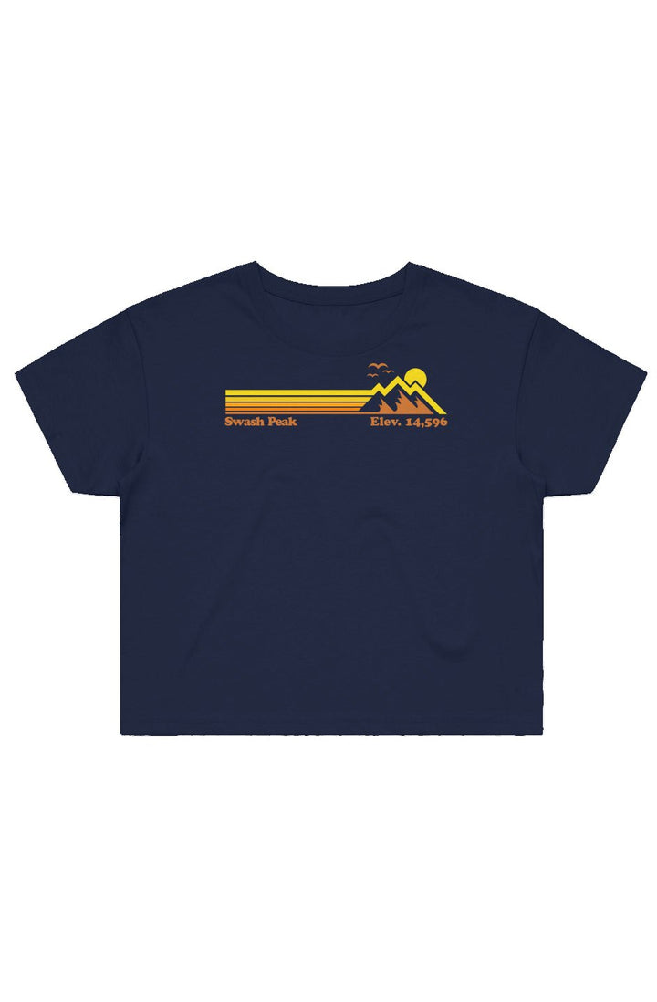 Swash Peak Elevation Cropped Tee - Swash Peak
