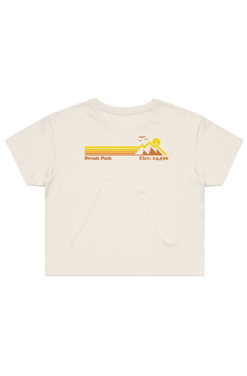 Swash Peak Elevation Cropped Tee - Swash Peak