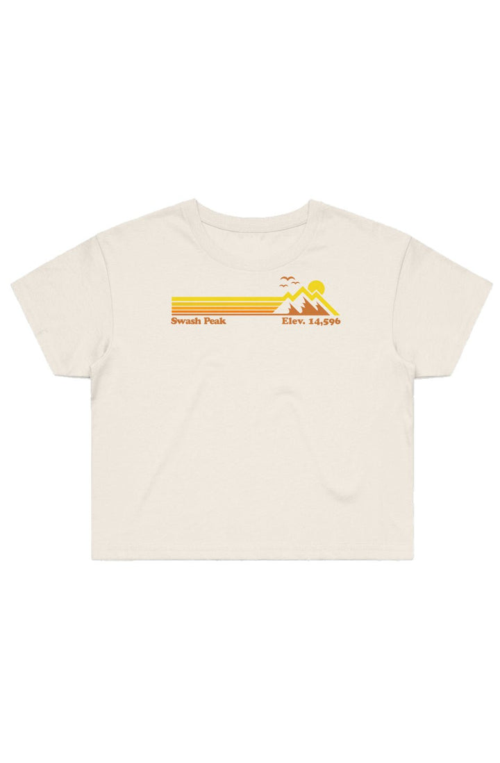 Swash Peak Elevation Cropped Tee - Swash Peak
