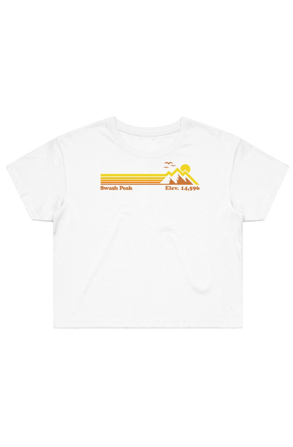 Swash Peak Elevation Cropped Tee - Swash Peak