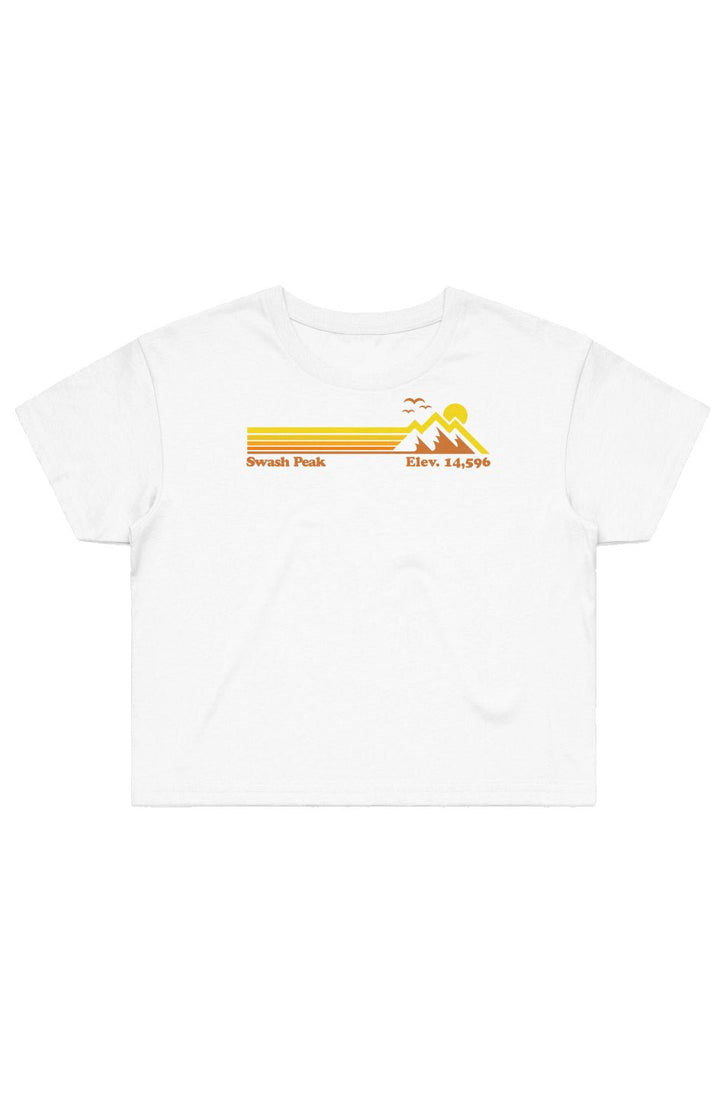 Swash Peak Elevation Cropped Tee - Swash Peak
