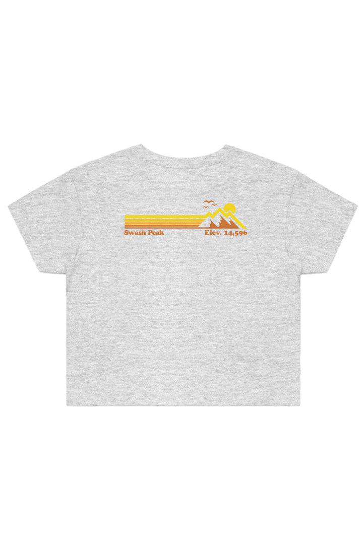 Swash Peak Elevation Cropped Tee - Swash Peak