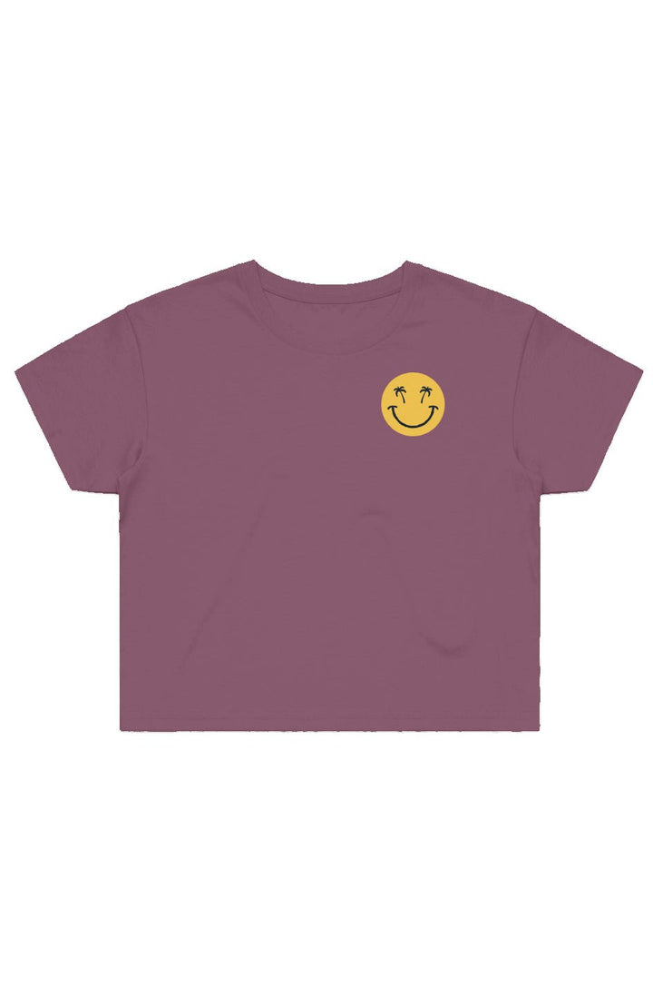 Swash Peak Smiley Cropped Tee - Swash Peak