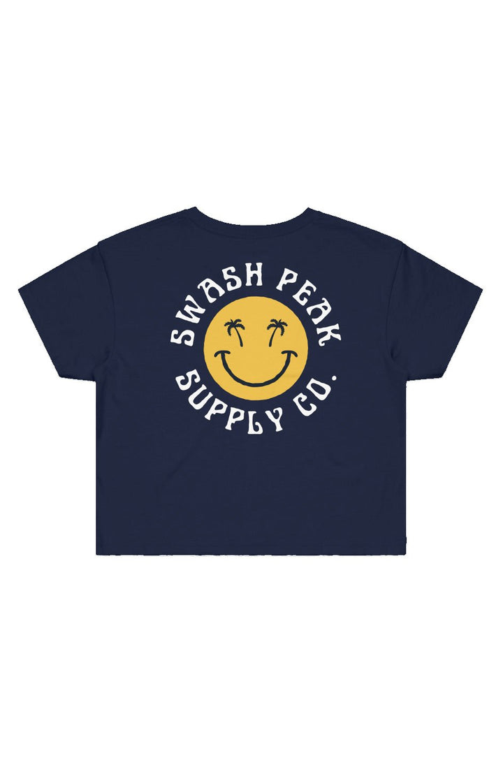 Swash Peak Smiley Cropped Tee - Swash Peak