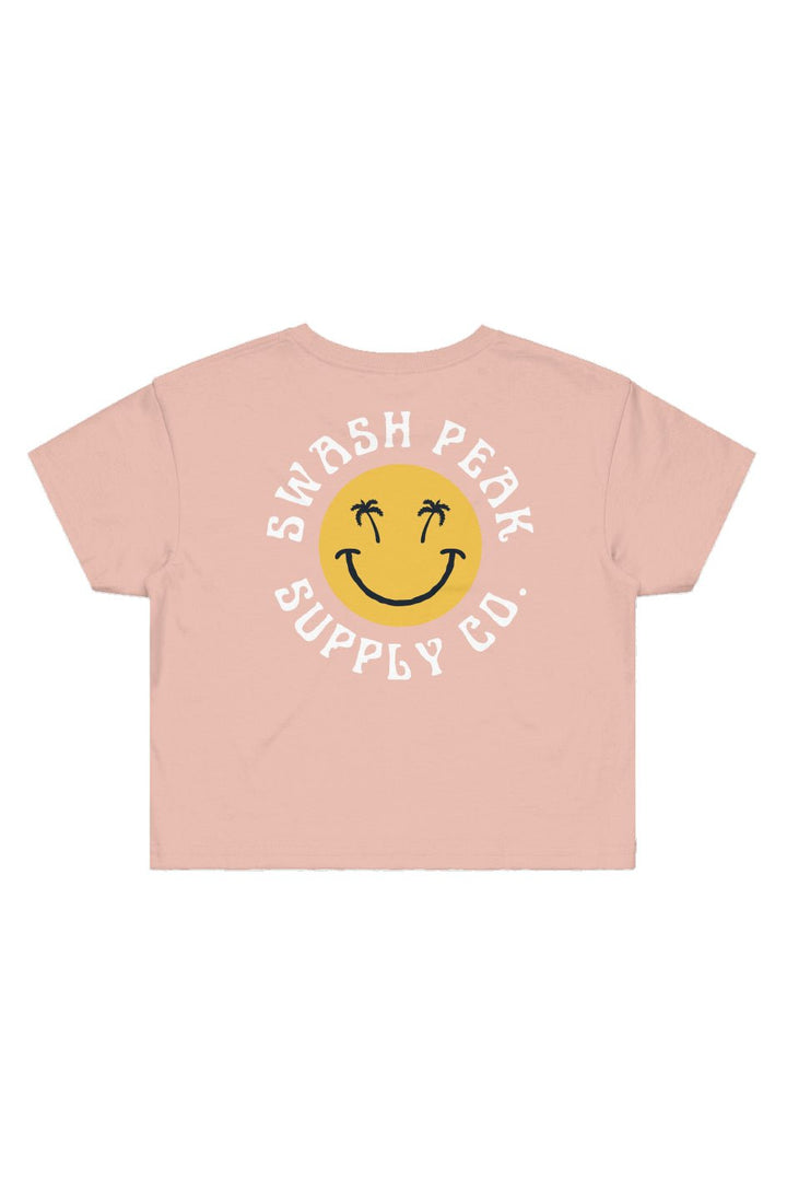 Swash Peak Smiley Cropped Tee - Swash Peak