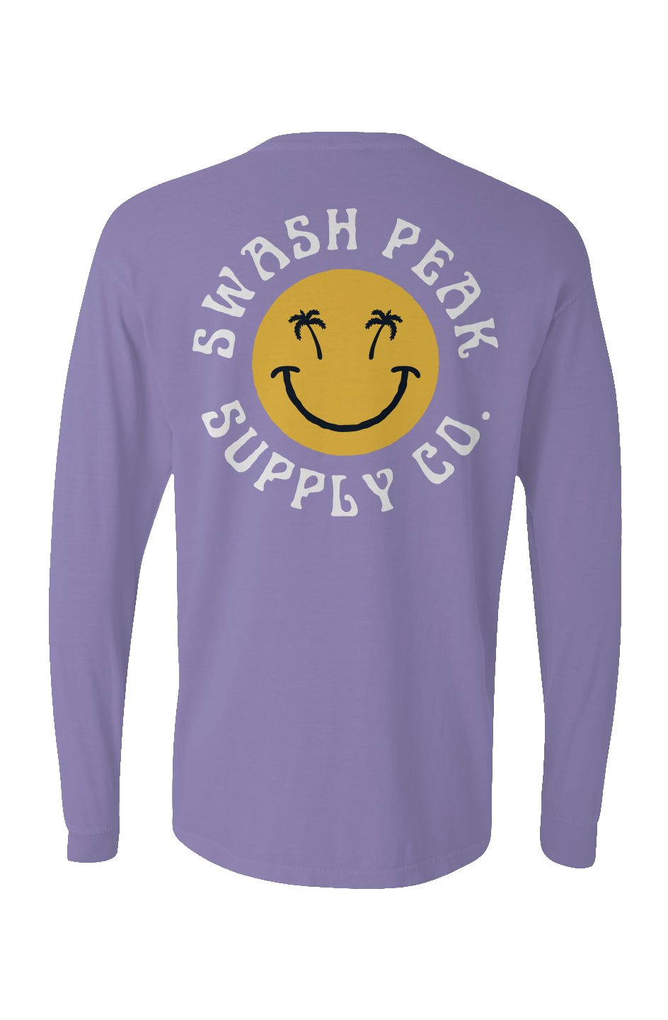 Swash Peak Smiley Long Sleeve Unisex Tee - Swash Peak