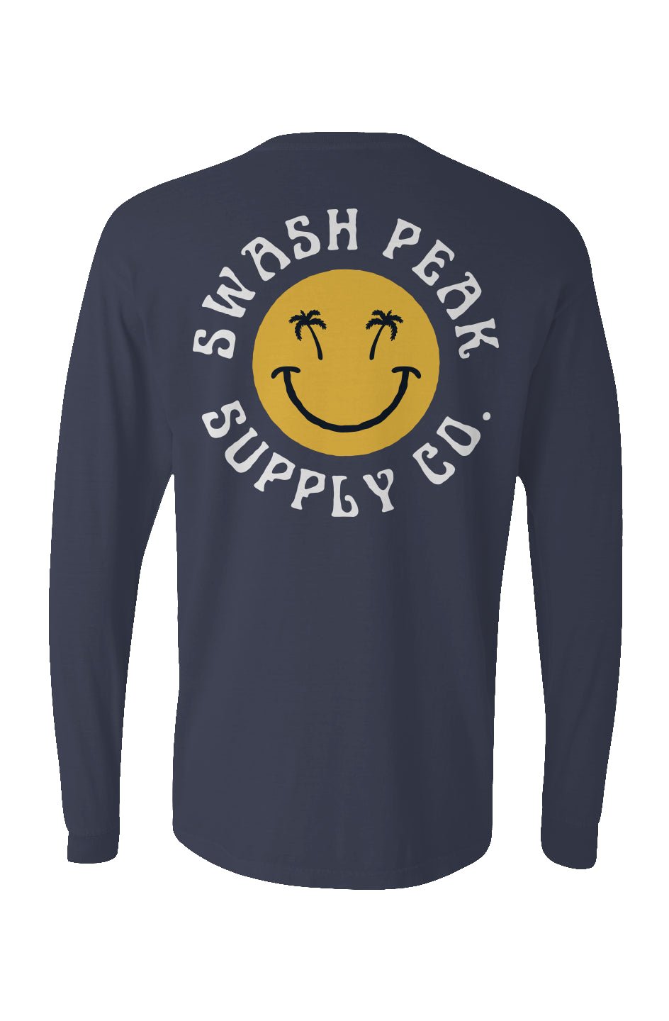 Swash Peak Smiley Long Sleeve Unisex Tee - Swash Peak