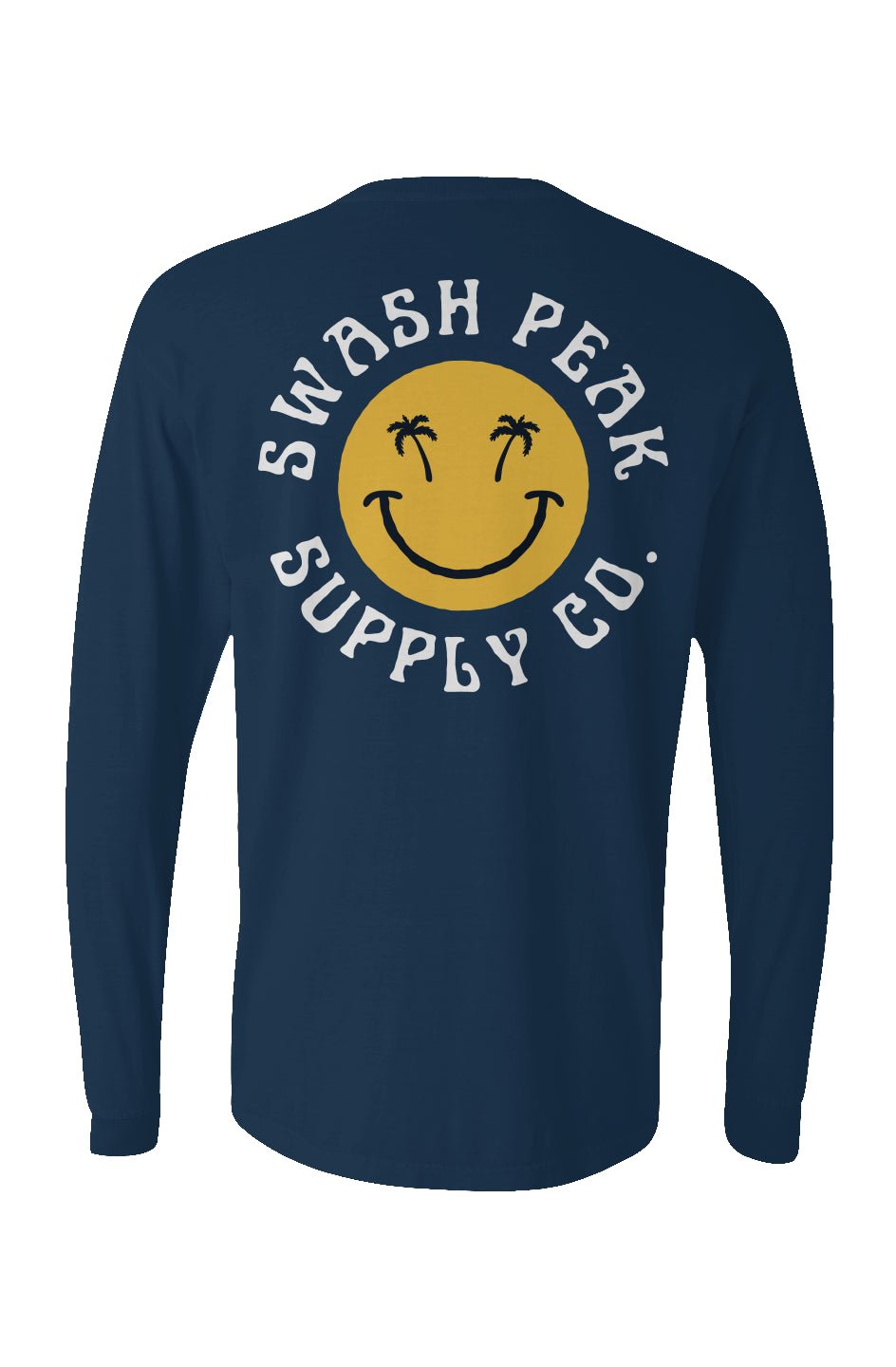 Swash Peak Smiley Long Sleeve Unisex Tee - Swash Peak