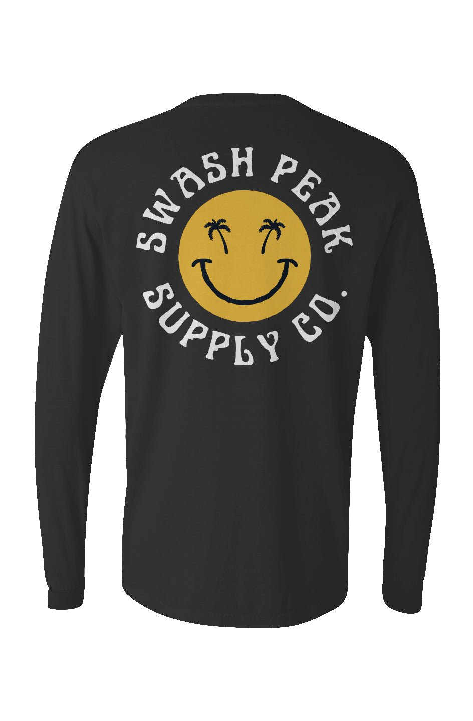 Swash Peak Smiley Long Sleeve Unisex Tee - Swash Peak