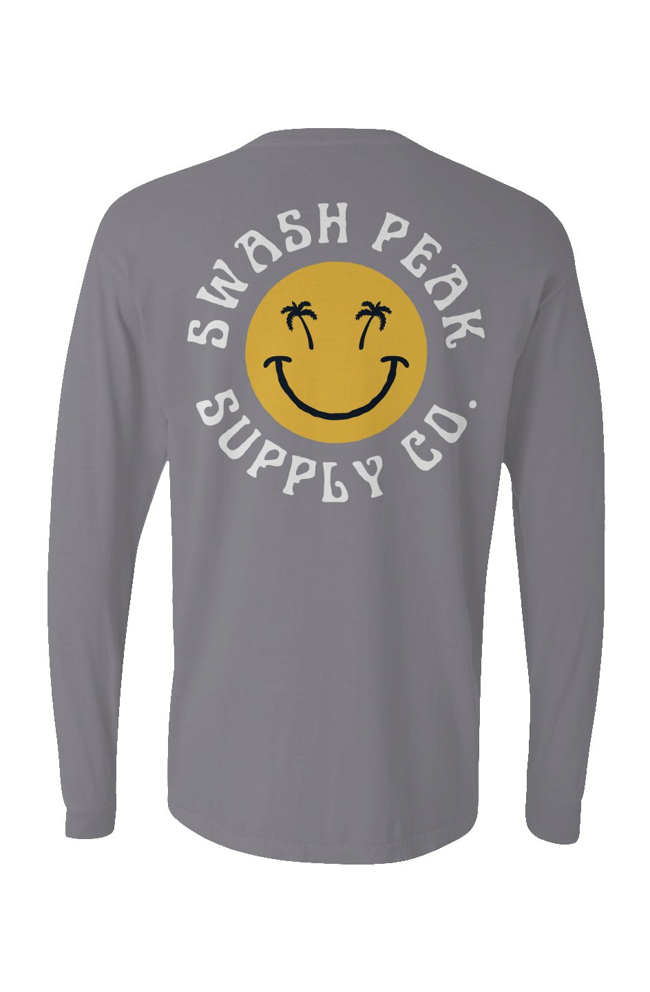 Swash Peak Smiley Long Sleeve Unisex Tee - Swash Peak