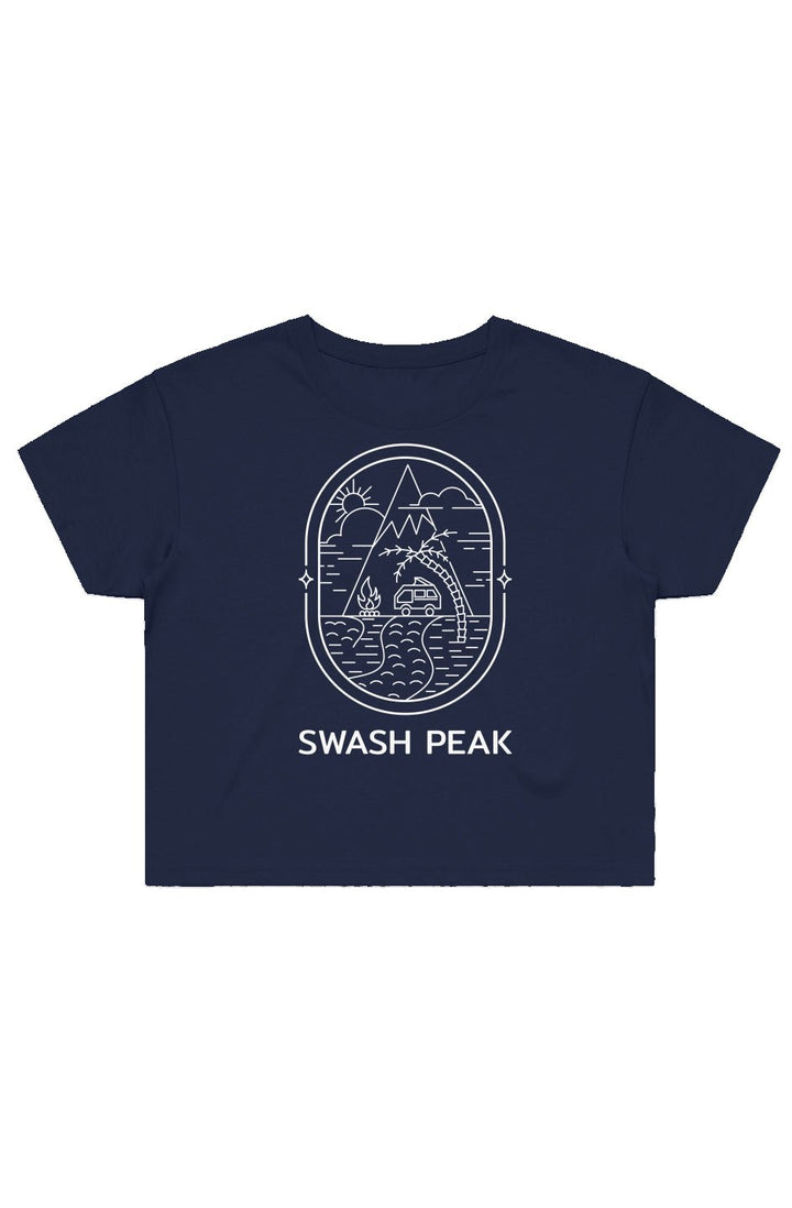 Swash Peak Van Life Cropped Tee - Swash Peak