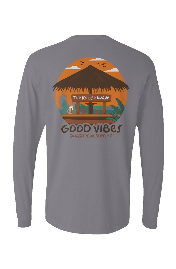 The Rogue Wave Long Sleeve Unisex Tee - Swash Peak