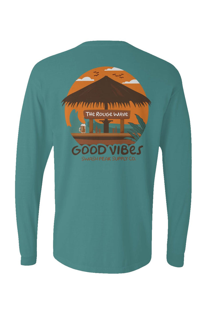 The Rogue Wave Long Sleeve Unisex Tee - Swash Peak