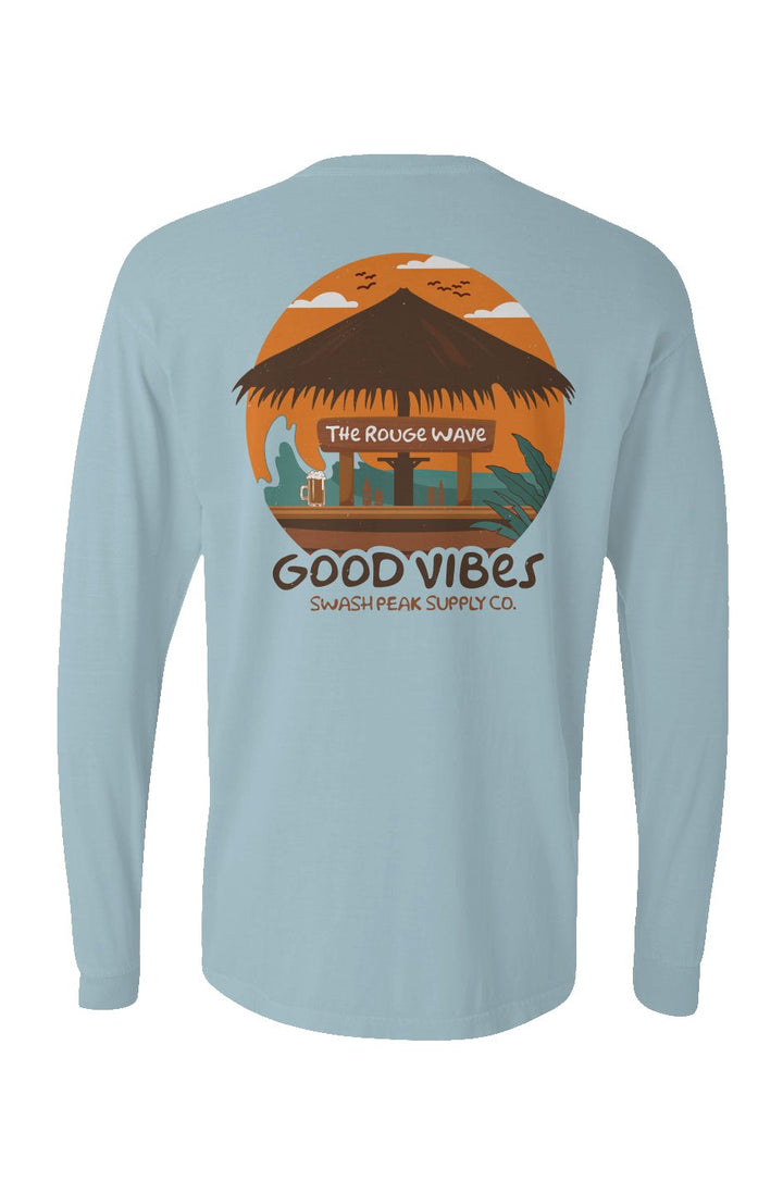 The Rogue Wave Long Sleeve Unisex Tee - Swash Peak