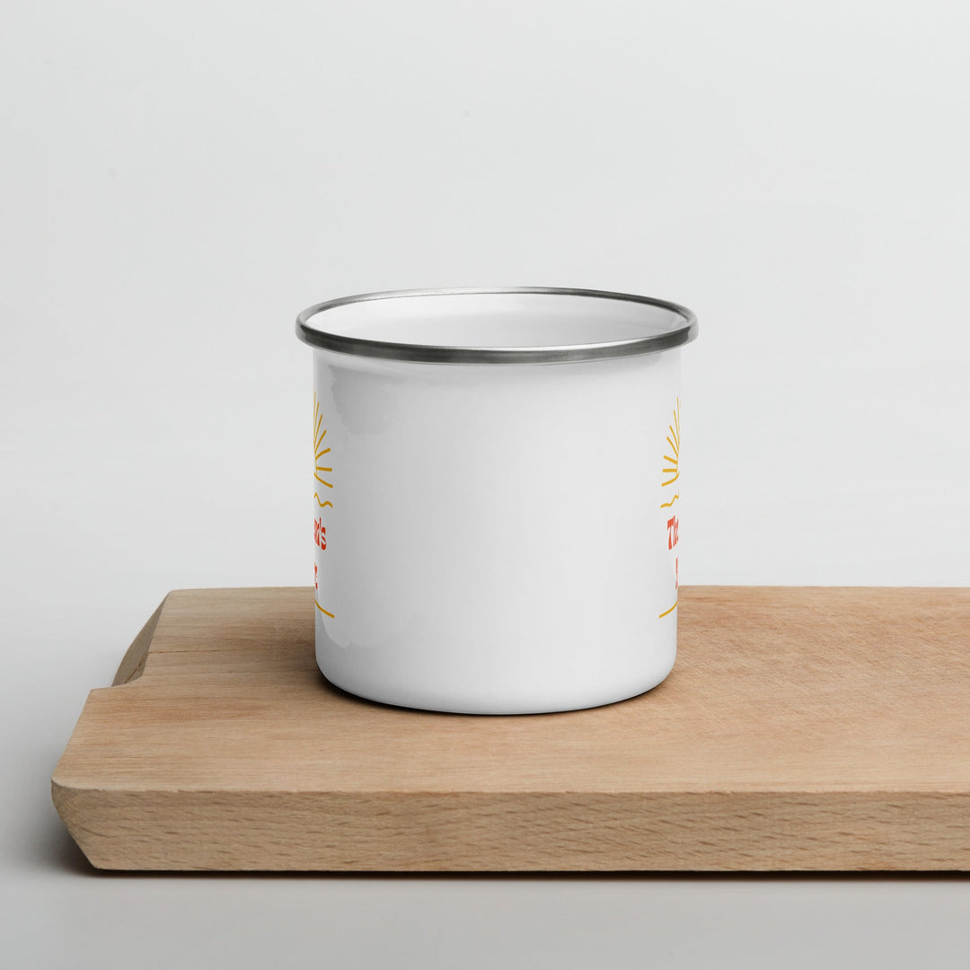 The Sun's Here Enamel Mug - Swash Peak