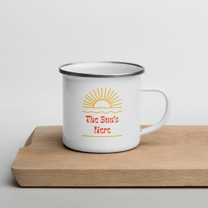 The Sun's Here Enamel Mug - Swash Peak