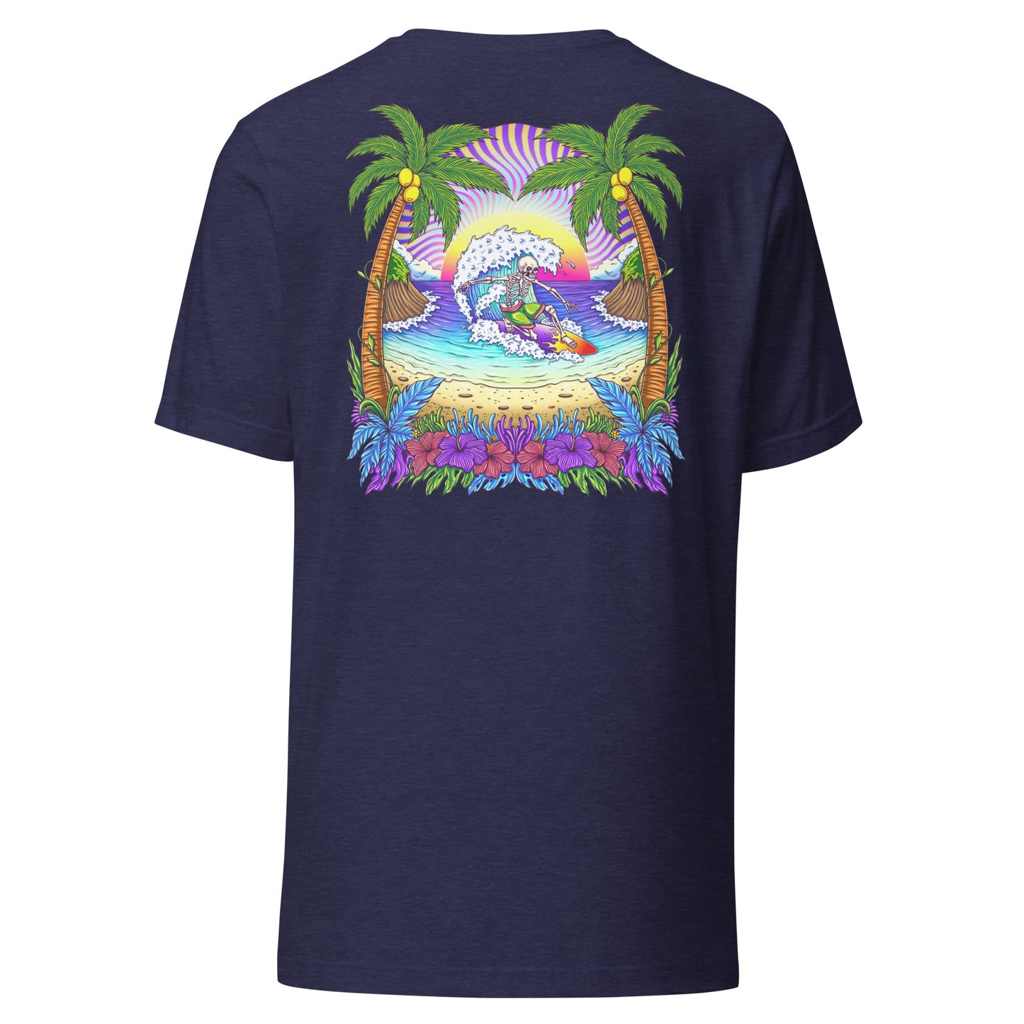 Trippy Surfer Sunset Unisex Tee - Swash Peak