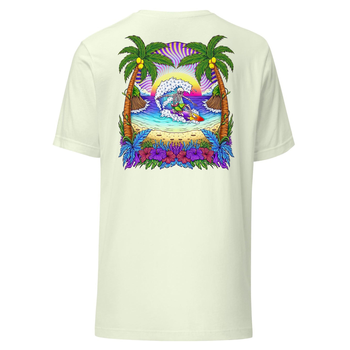 Trippy Surfer Sunset Unisex Tee - Swash Peak