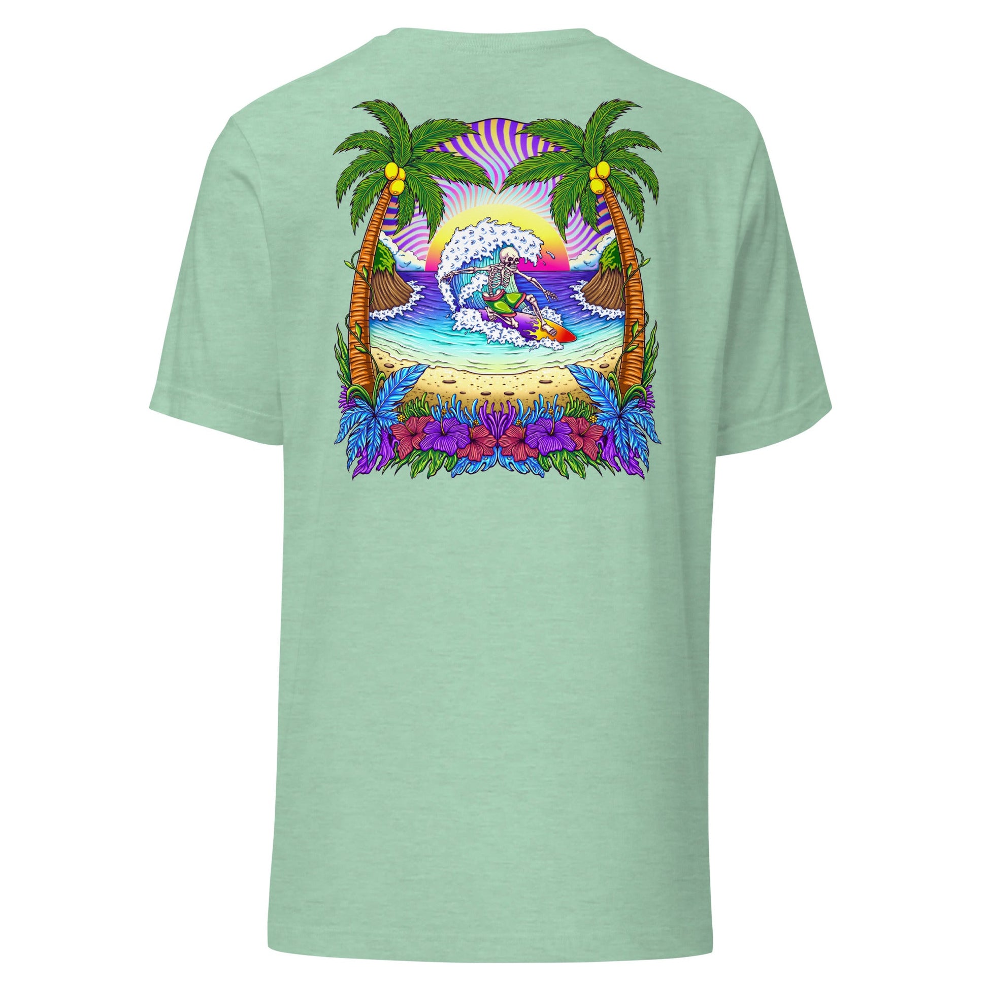 Trippy Surfer Sunset Unisex Tee - Swash Peak