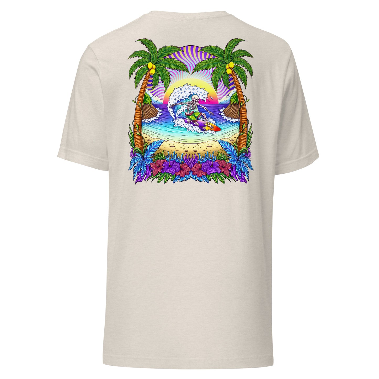 Trippy Surfer Sunset Unisex Tee - Swash Peak