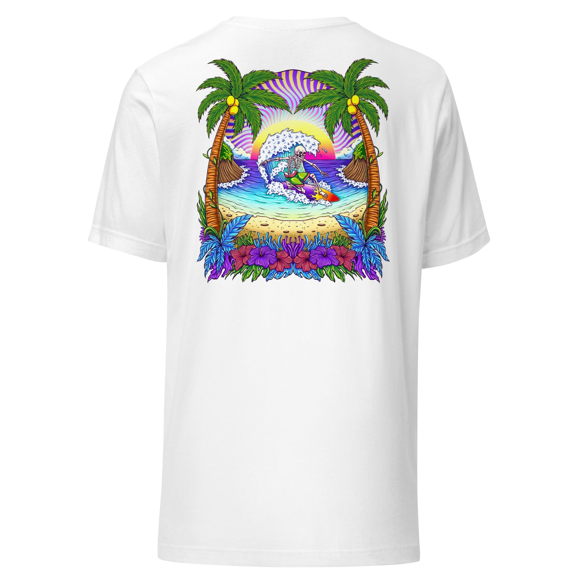 Trippy Surfer Sunset Unisex Tee - Swash Peak