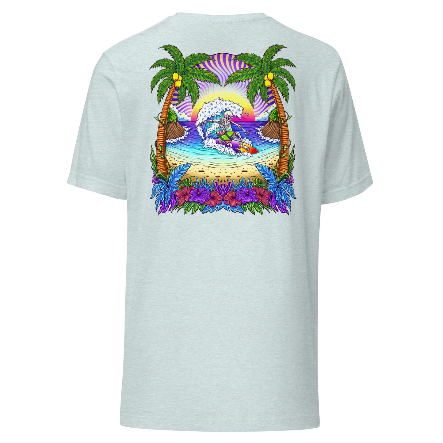 Trippy Surfer Sunset Unisex Tee - Swash Peak