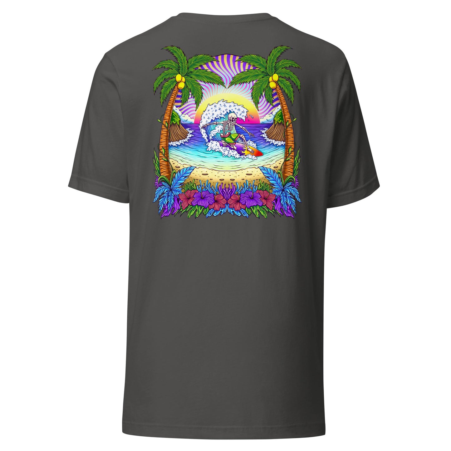 Trippy Surfer Sunset Unisex Tee - Swash Peak