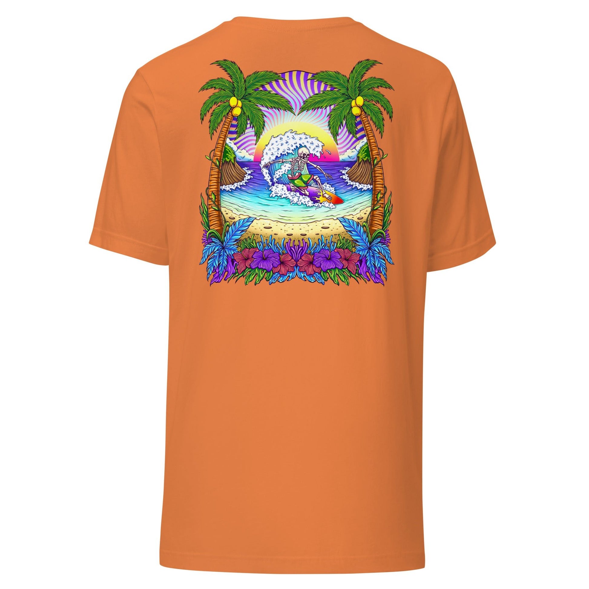 Trippy Surfer Sunset Unisex Tee - Swash Peak