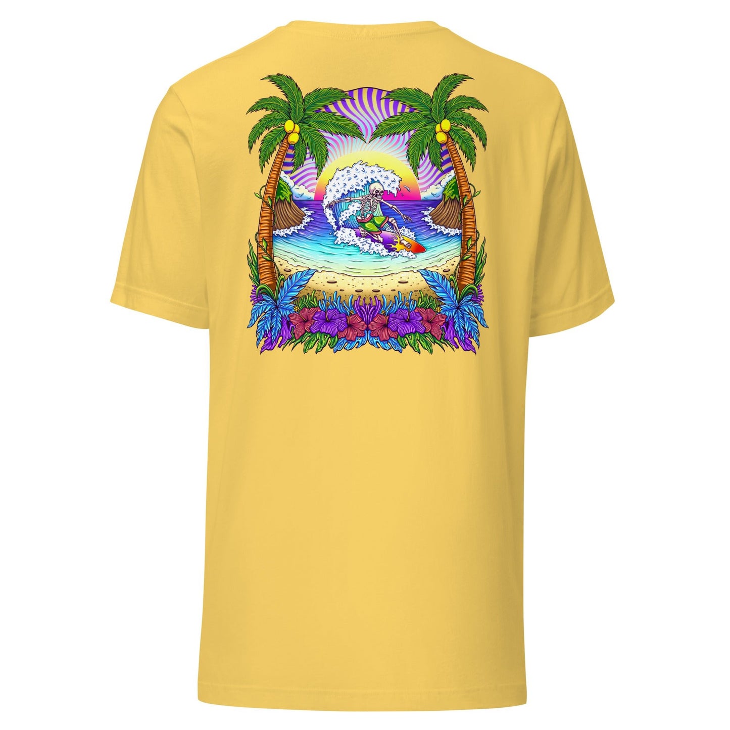 Trippy Surfer Sunset Unisex Tee - Swash Peak