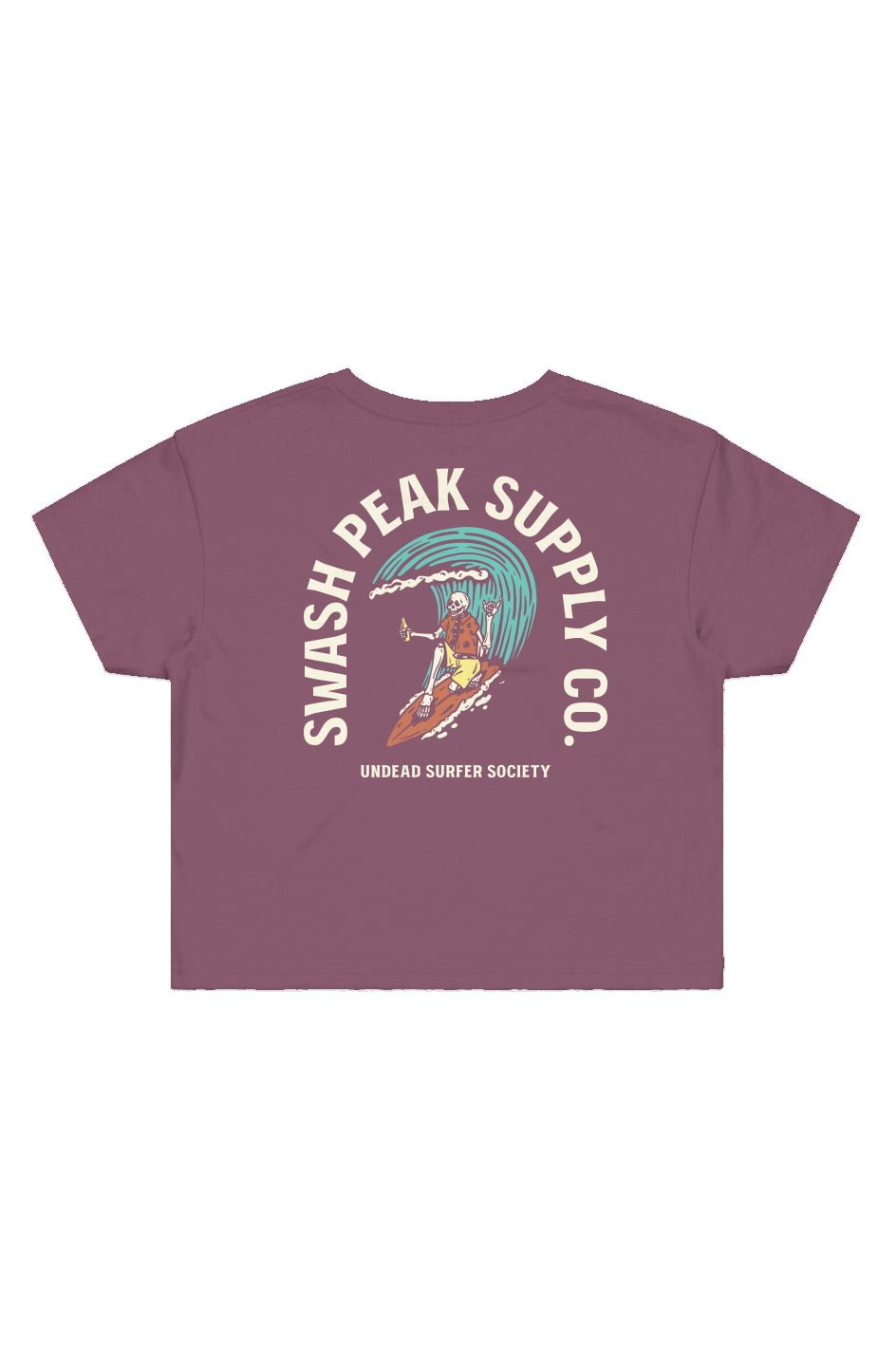 Undead Surfer Society Cropped Tee - Swash Peak