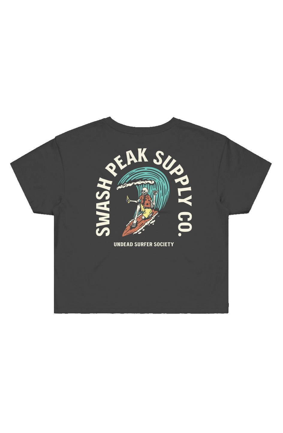 Undead Surfer Society Cropped Tee - Swash Peak