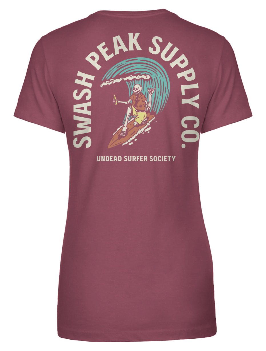 Undead Surfer Society Women's Tee - Swash Peak