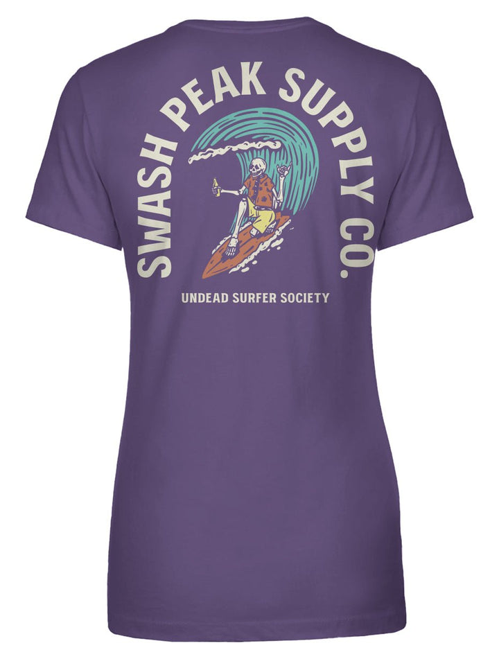 Undead Surfer Society Women's Tee - Swash Peak