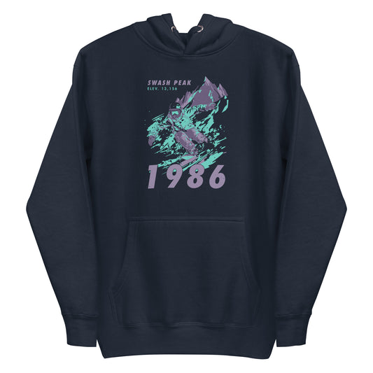 1986 Swash Peak Unisex Hoodie