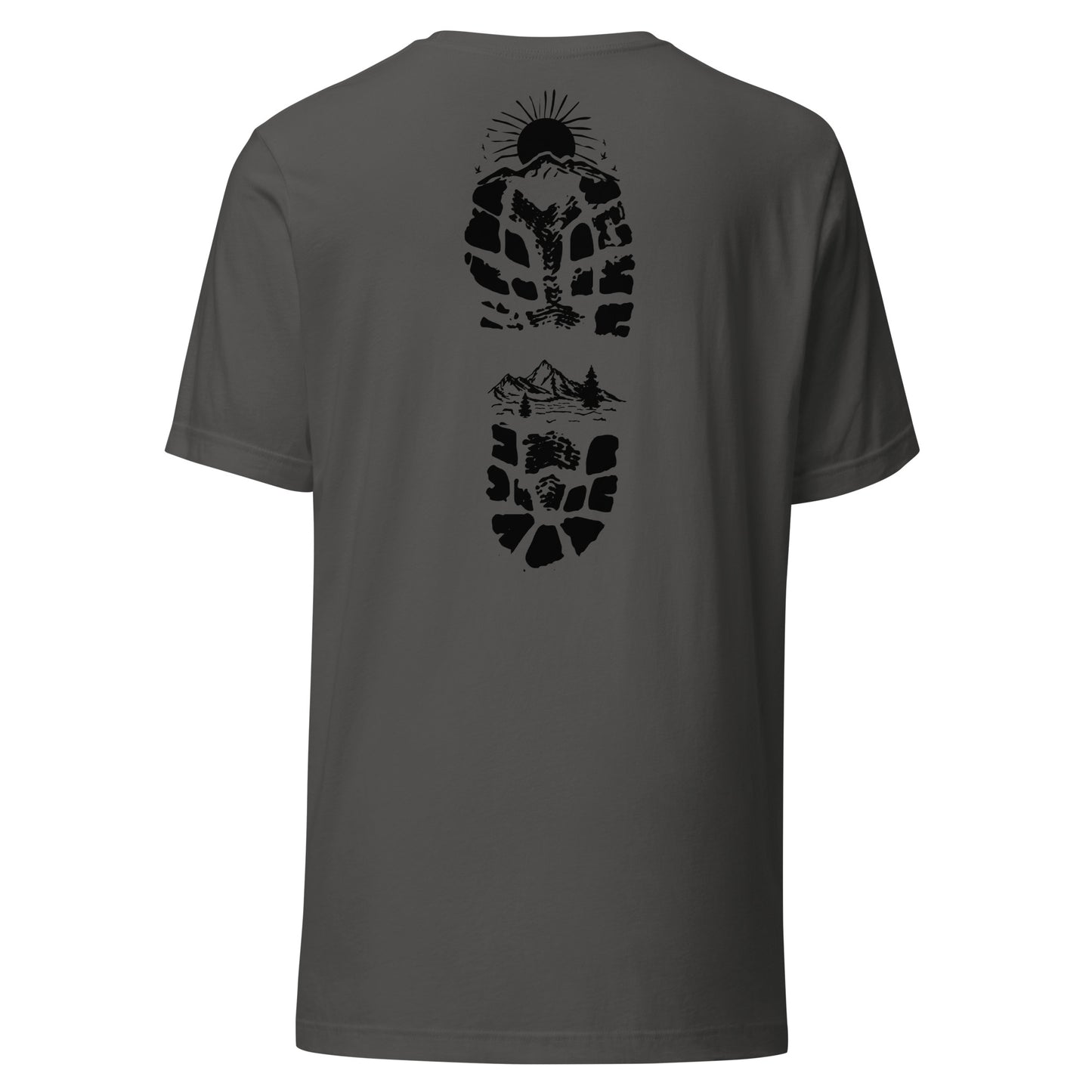 Hiking Bootprint Unisex Tee