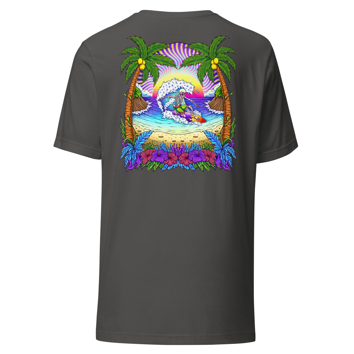 Trippy Surfer Sunset Unisex Tee