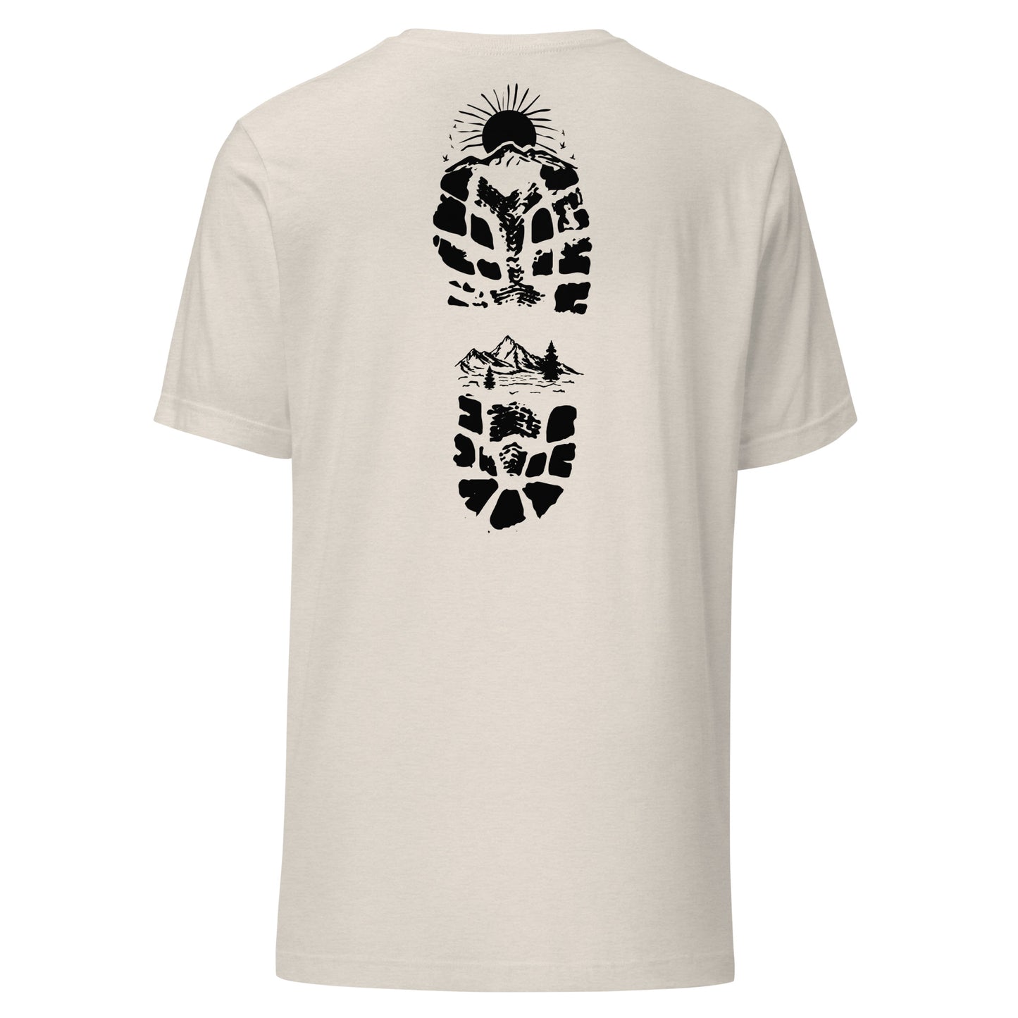 Hiking Bootprint Unisex Tee