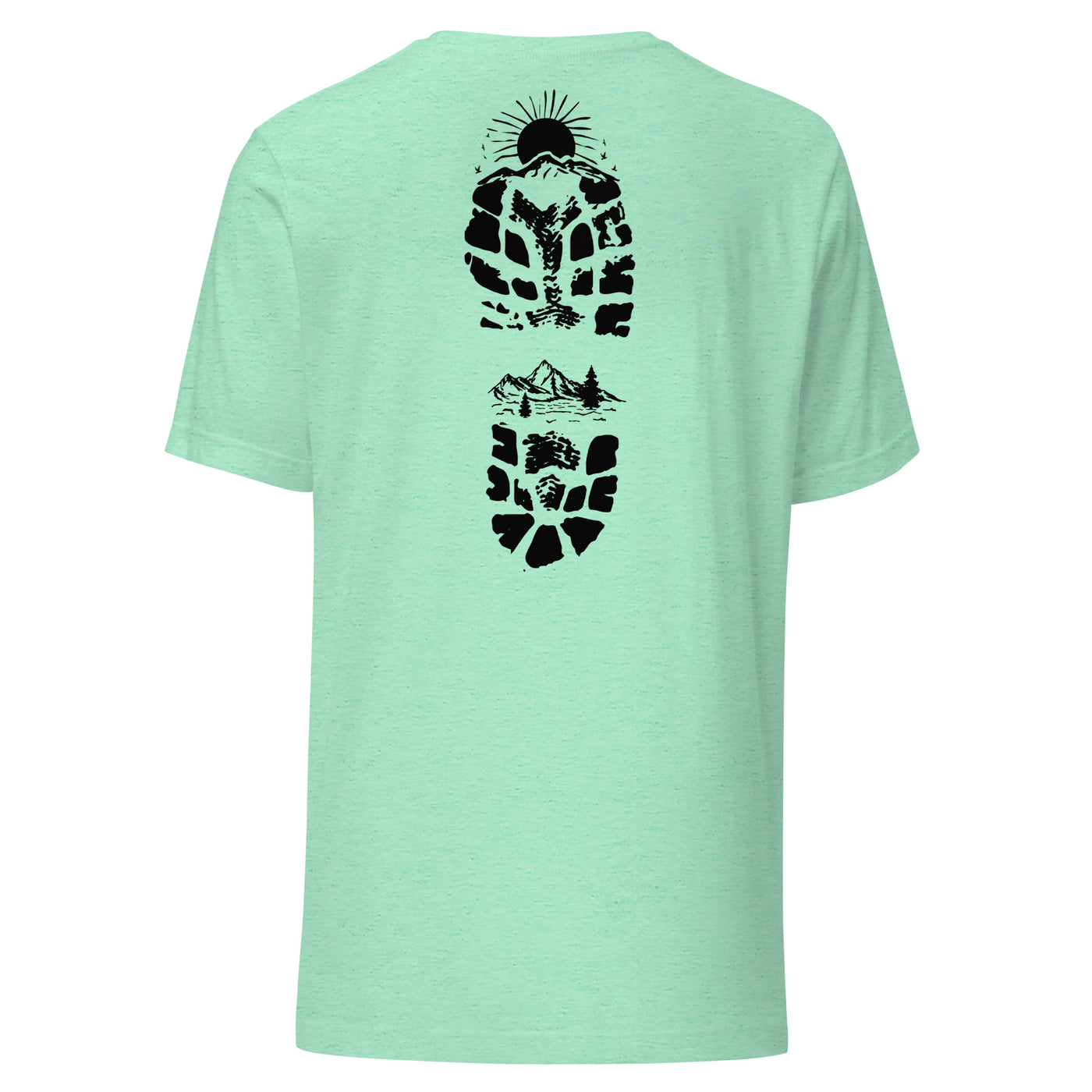 Hiking Bootprint Unisex Tee