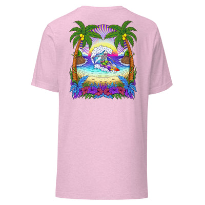 Trippy Surfer Sunset Unisex Tee