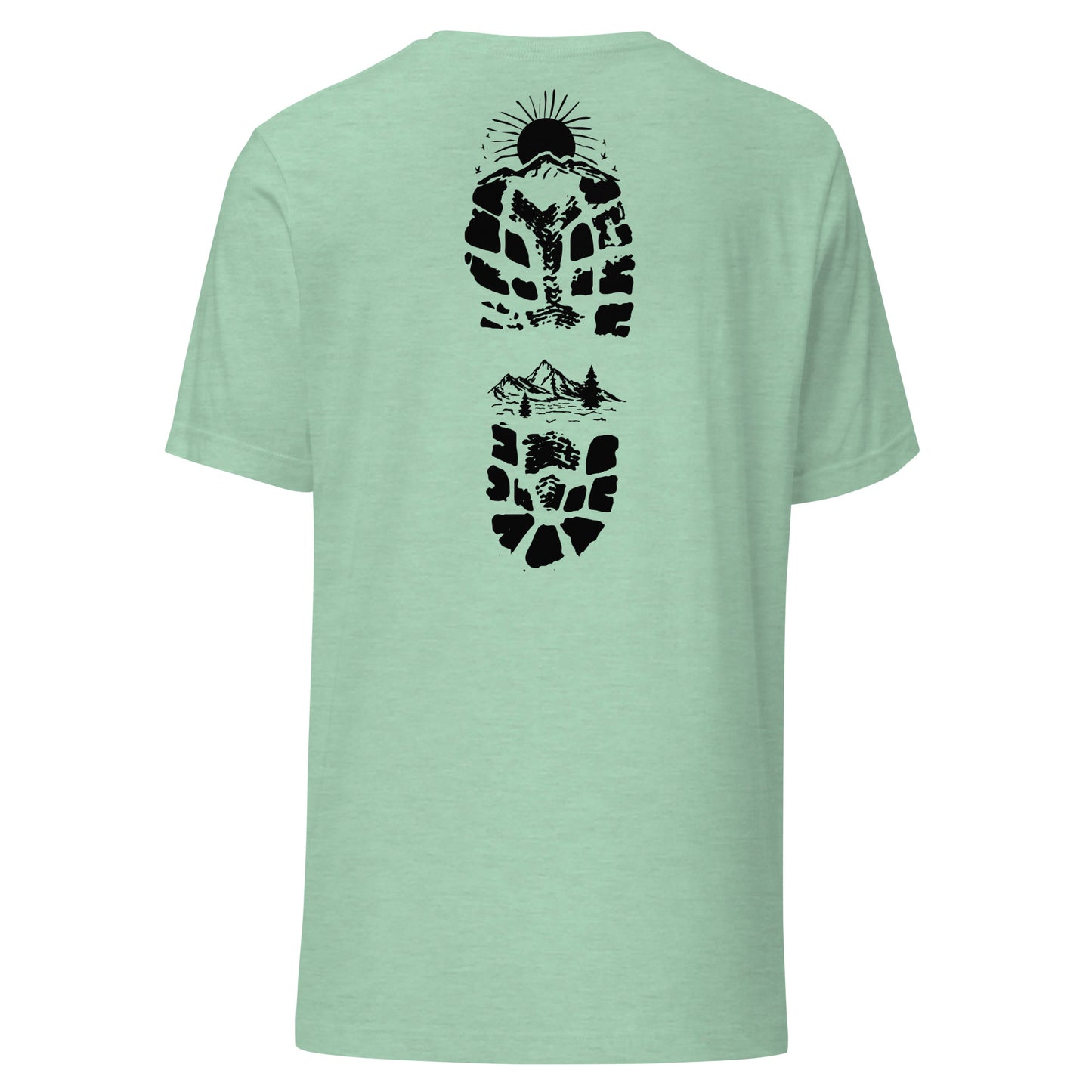 Hiking Bootprint Unisex Tee