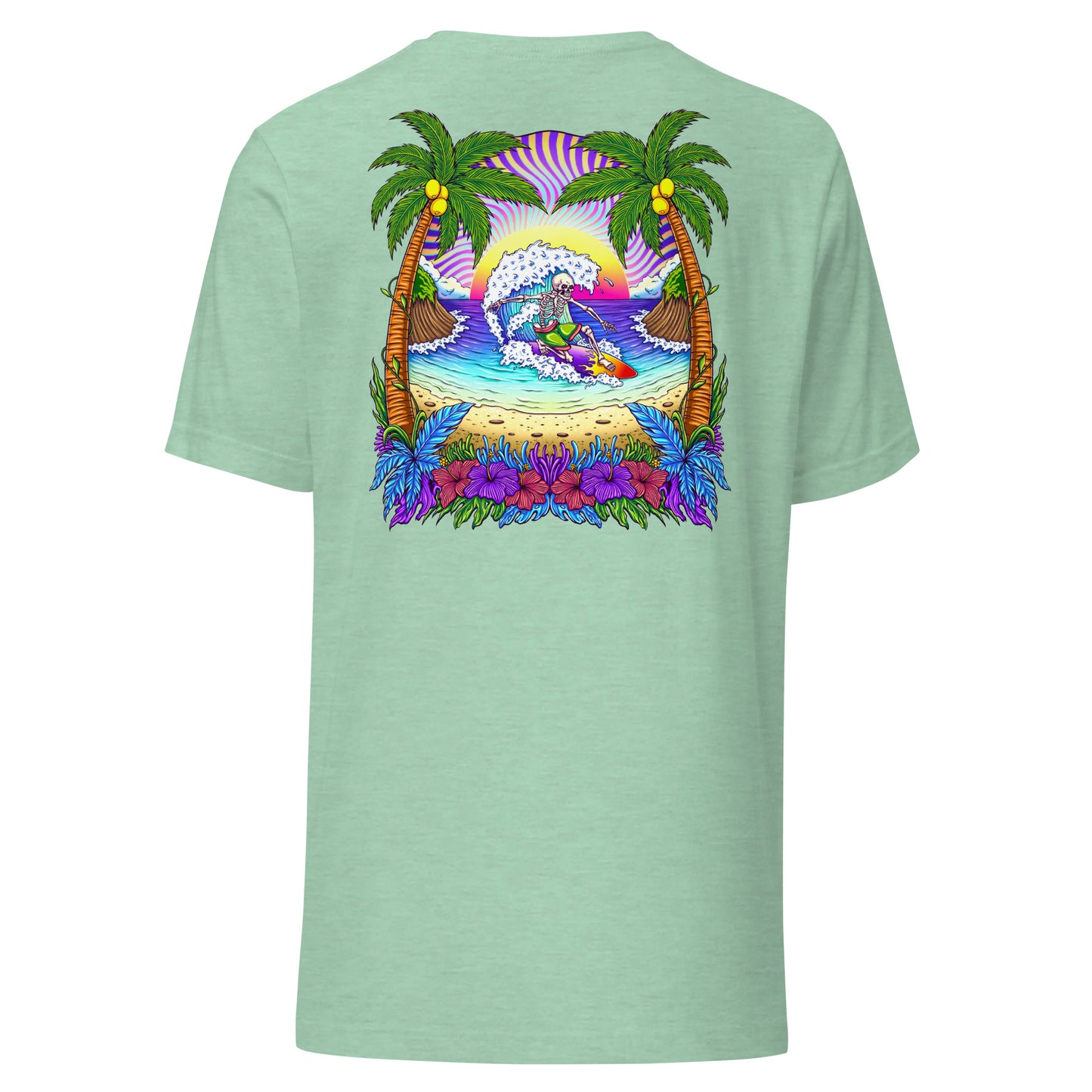 Trippy Surfer Sunset Unisex Tee