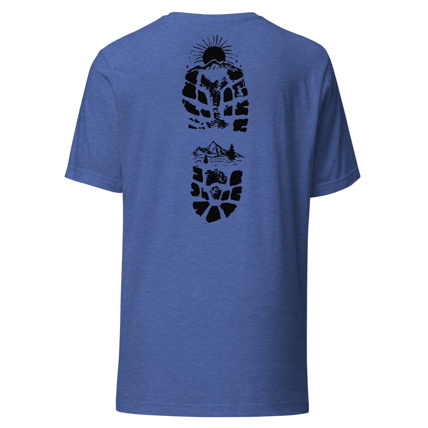 Hiking Bootprint Unisex Tee